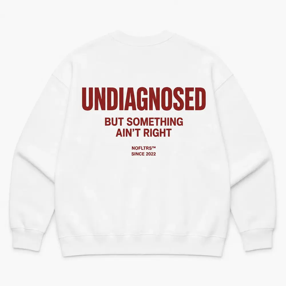 UNDIAGNOSED BUT SOMETHING AIN'T RIGHT — Oversized Tee — photo 1