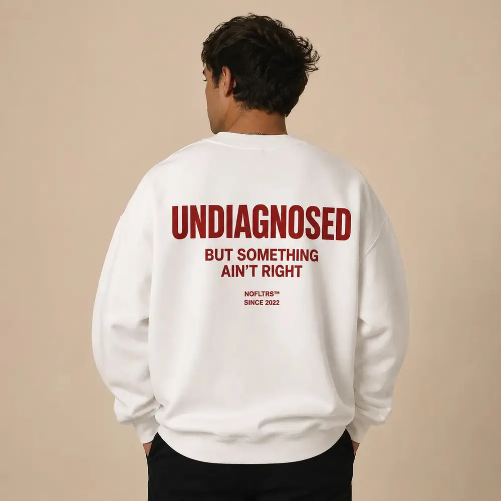 UNDIAGNOSED BUT SOMETHING AIN'T RIGHT — Oversized Tee — photo 2